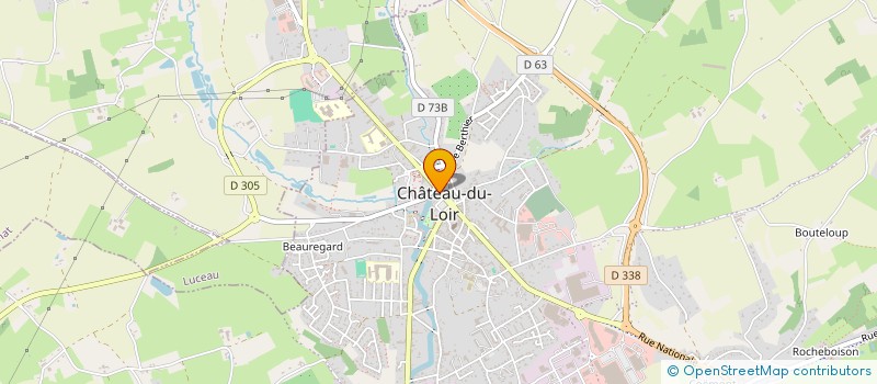 localisation de l'entreprise A.L.E.X.I. DIAG  MONTVAL-SUR-LOIR