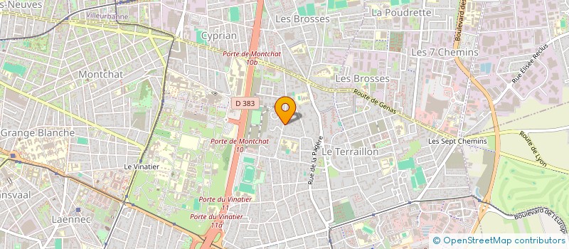 localisation de l'entreprise A L E X R O M  BRON