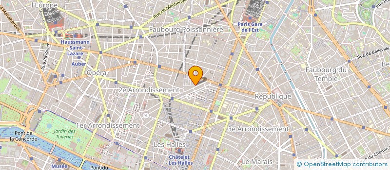 localisation de l'entreprise A L'EAU 75 à PARIS