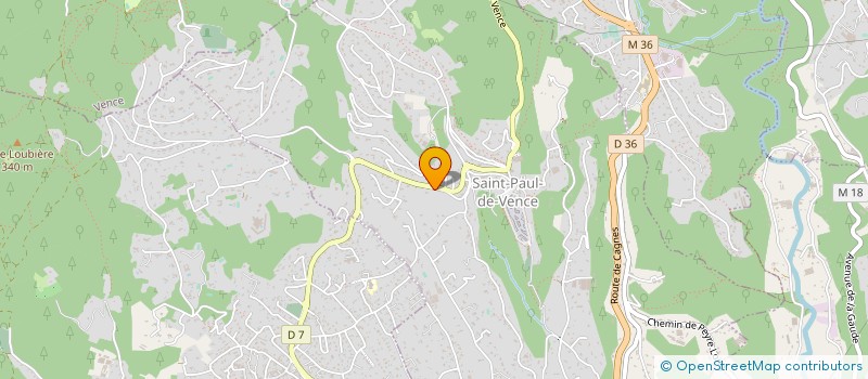 localisation de l'entreprise A L EAU EASY ACCESS FORU HANDISPORT  SAINT-PAUL-DE-VENCE