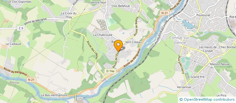 localisation de l'entreprise A L'EAU JM à ISLE