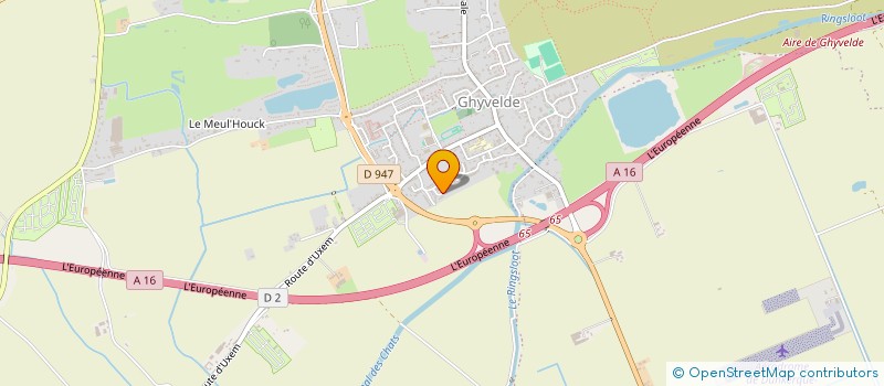 localisation de l'entreprise A L'EAU LE PLOMBIER  GHYVELDE