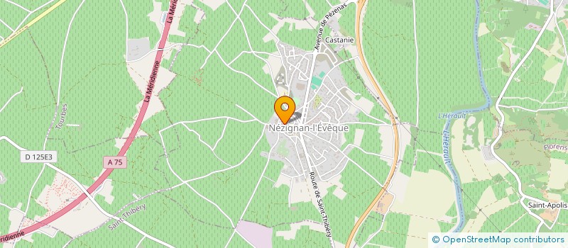 localisation de l'entreprise A L'EAU LEO à NEZIGNAN-L'EVEQUE