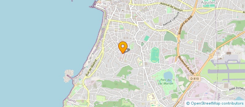 localisation de l'entreprise A L'EAU PEINTURE à BIARRITZ