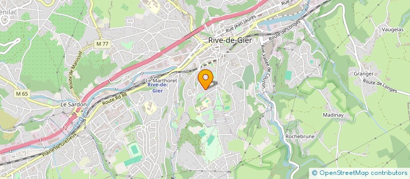 localisation de l'entreprise A L'EAU PLOMBERIE à RIVE-DE-GIER