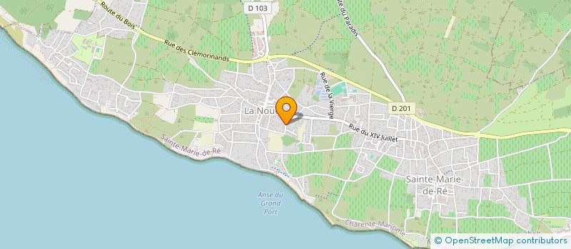 localisation de l'entreprise A L EAU PLOMBERIE ZINGUERIE CHAUFFAGISTE  SAINTE-MARIE-DE-RE