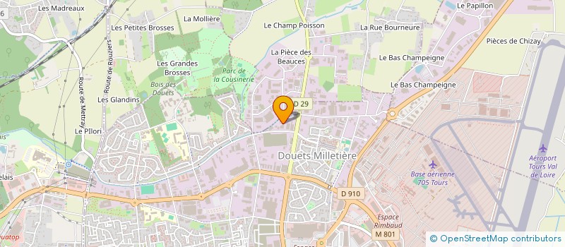 localisation de l'entreprise A L'EAU PROPRE  TOURS