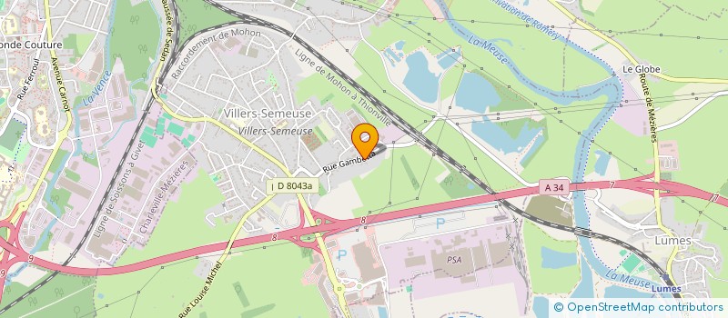 localisation de l'entreprise A L'EAU PROPRETE  VILLERS-SEMEUSE