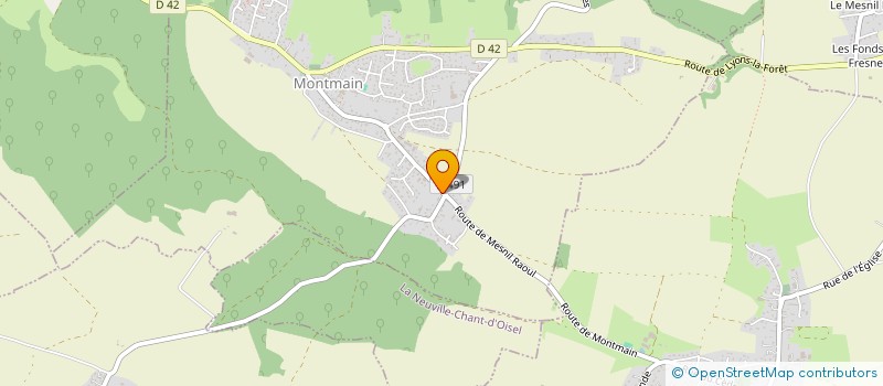 localisation de l'entreprise A L EAU QUI FUIT  MONTMAIN