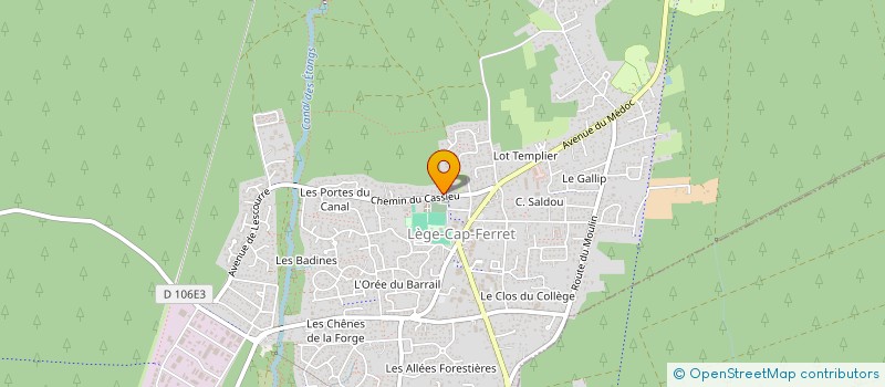 localisation de l'entreprise A L EAU RAGOT à LEGE-CAP-FERRET