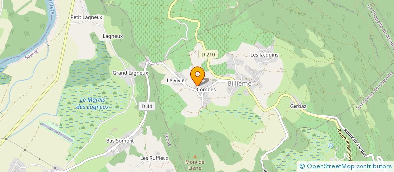 localisation de l'entreprise A L'EAU RUDY PLOMBERIE  SAINT-PAUL-SUR-YENNE