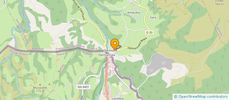 localisation de l'entreprise A L'EAU SOLUTIONS  AINHOA