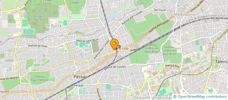 localisation de l'entreprise A L'EAU TERRE-NEUVE GIRONDE à PESSAC