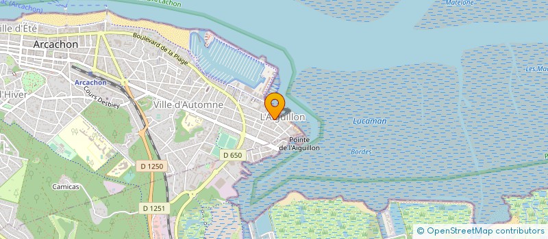 localisation de l'entreprise A L'EAU VELO à ARCACHON