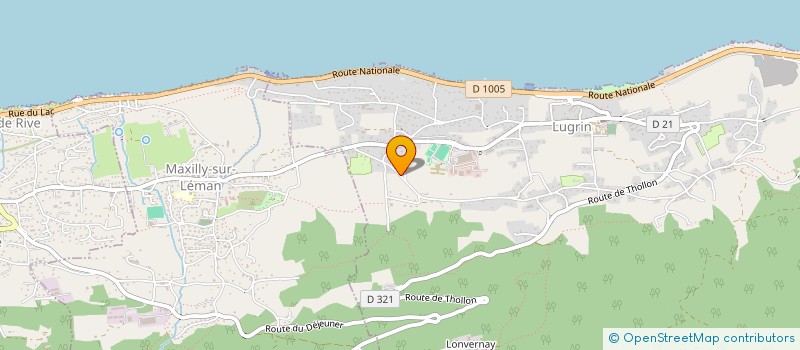 localisation de l'entreprise A L'ECART DES RAPACES  LUGRIN