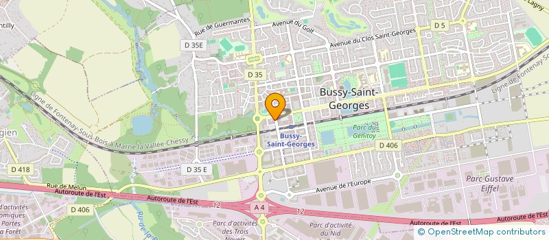 localisation de l'entreprise A L' ECLAT DE BUSSY à BUSSY-SAINT-GEORGES