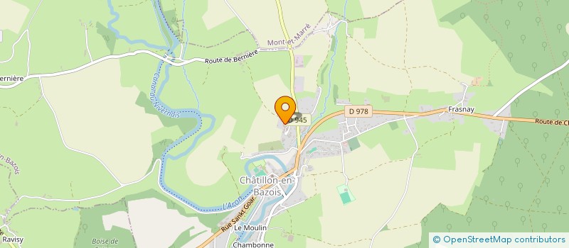 localisation de l'entreprise A L ECOLE DU BAZOIS à CHATILLON-EN-BAZOIS