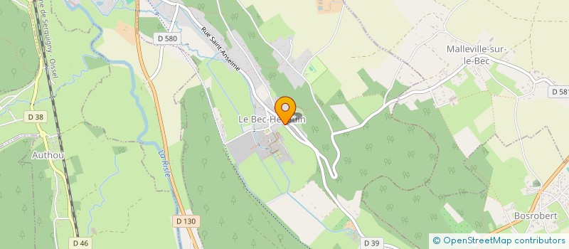 localisation de l'entreprise A L'ECOLE DU BEC  LE BEC-HELLOUIN