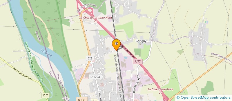localisation de l'entreprise A L'ECOUTE à LA CHARITE-SUR-LOIRE