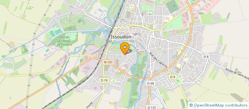 localisation de l'entreprise A L'ECOUTE DU BOIS à ISSOUDUN