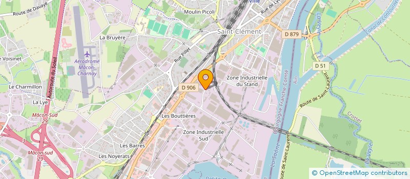 localisation de l'entreprise A L'ENCRE BLEUE  MACON