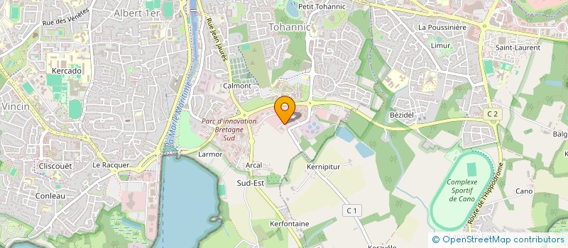 localisation de l'entreprise A L'ENCRE BLEUE à VANNES