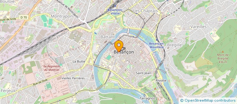 localisation de l'entreprise A L'ENDROIT  BESANCON