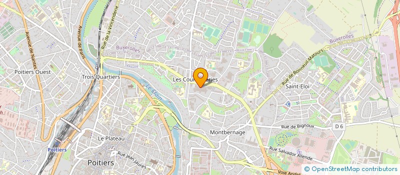 localisation de l'entreprise A L'ENTRECOTE MICHEL CHAINEAU à POITIERS