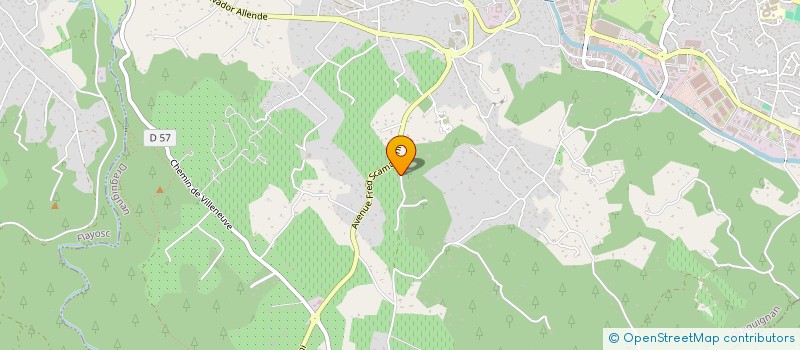 localisation de l'entreprise A-L-ENVIRONNEMENT à DRAGUIGNAN