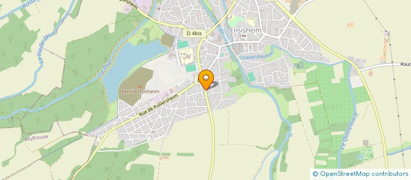 localisation de l'entreprise A L'EPI D'OR  ENSISHEIM