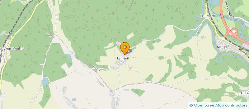 localisation de l'entreprise A L'ESENSIEL  ARCHES