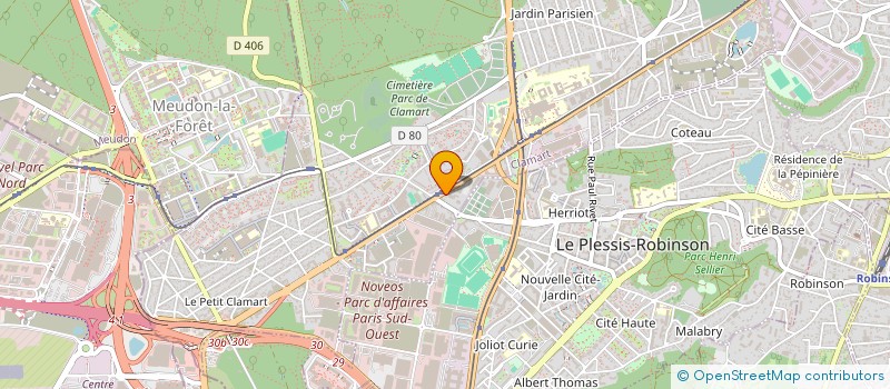 localisation de l'entreprise A L'ESPACE DES PARTICULIERS à CLAMART
