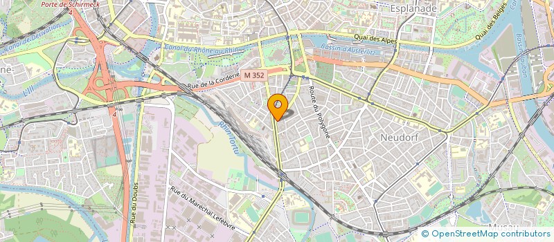 localisation de l'entreprise A L'ETOILE 85 à STRASBOURG
