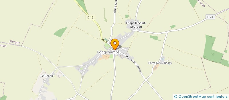 localisation de l'entreprise A L'EURE DE L'ESPACE FLEURI  LONGCHAMPS