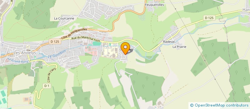 localisation de l'entreprise A L'EURE DU SOL, REFLEXION AGRON ET ECON SUR LES SYST DE PRODUCTION EN AGISSANT SUR LA BIODIVERSITE ET LA VIE DU SOL à LES ANDELYS