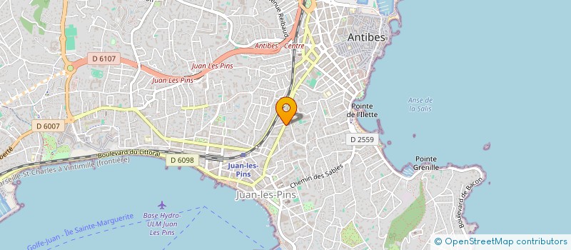 localisation de l'entreprise A L'EVIDENCE à ANTIBES