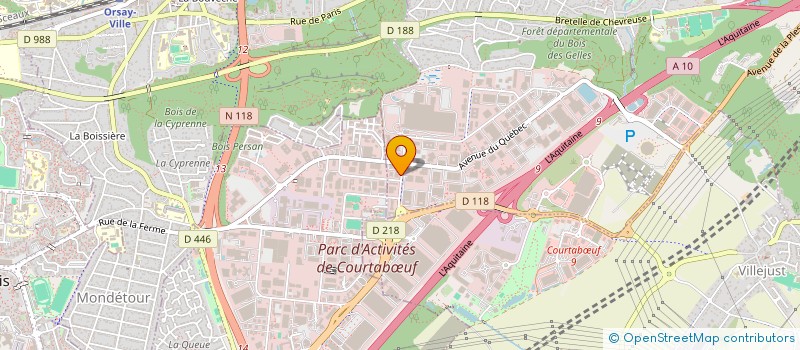 localisation de l'entreprise A L'EXCELLENCE à VILLEBON-SUR-YVETTE