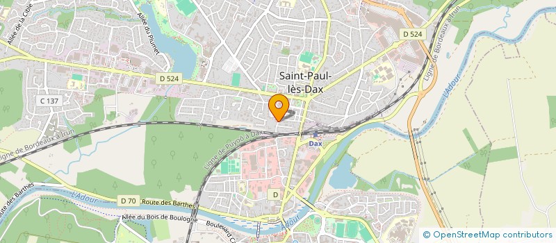 localisation de l'entreprise A L'EXCEPTION CULTURELLE à SAINT-PAUL-LES-DAX