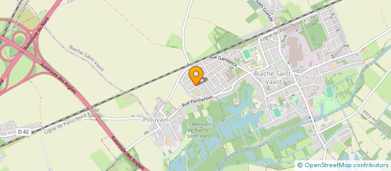 localisation de l'entreprise A.L. EXPERTISE PATRIMONIALE  BIACHE-SAINT-VAAST