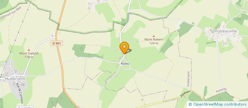 localisation de l'entreprise A.L.F.  HUBERSENT