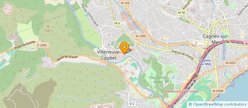 localisation de l'entreprise A.L.F.A à VILLENEUVE-LOUBET