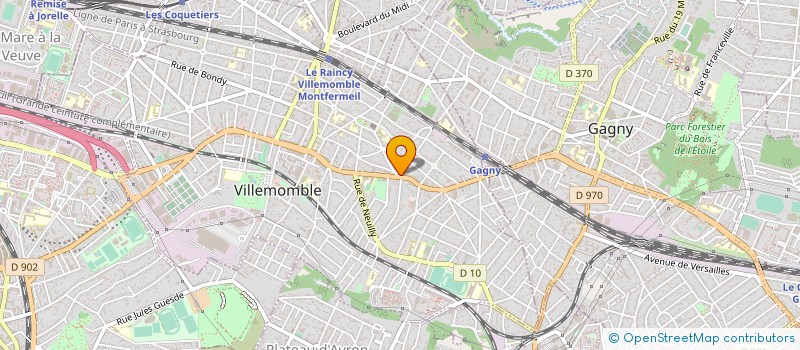 localisation de l'entreprise A.L.F.O.S.T.I.L.-BAT à VILLEMOMBLE