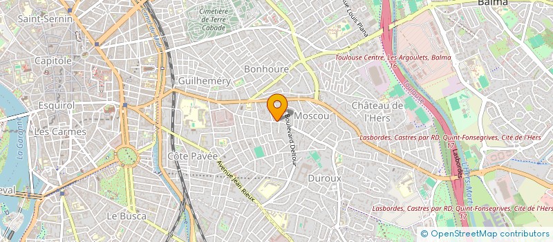 localisation de l'entreprise A.L.FINANCES à TOULOUSE
