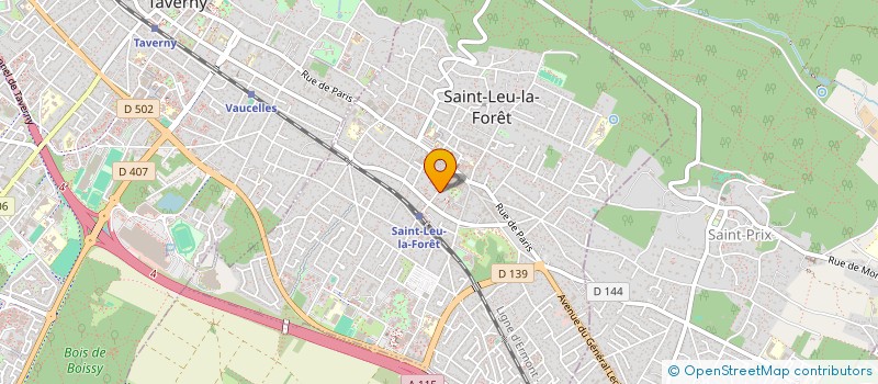 localisation de l'entreprise A L G  SAINT-LEU-LA-FORET