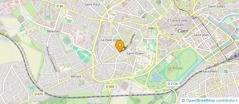 localisation de l'entreprise A.L.G à CAEN