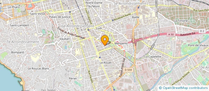 localisation de l'entreprise A L G DISTRIBUTION AUTOMATIQUE à MARSEILLE