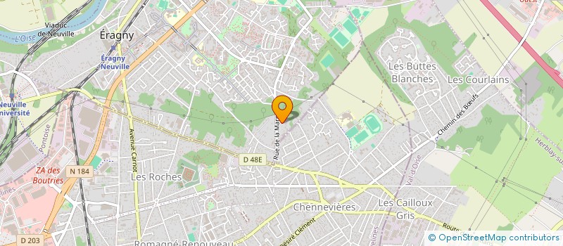 localisation de l'entreprise A.L.H. PRO  ERAGNY