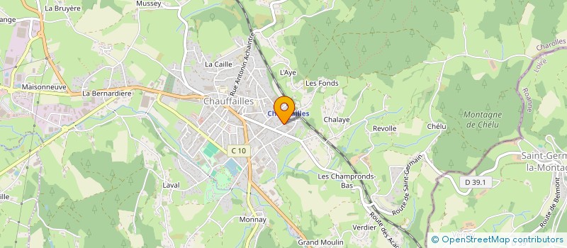 localisation de l'entreprise A L'H2O  CHAUFFAILLES