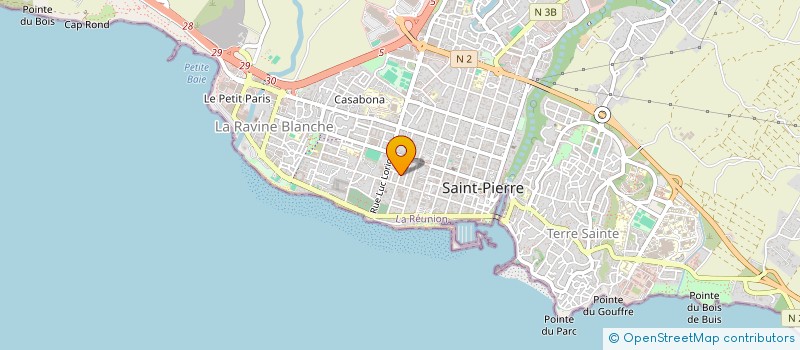 localisation de l'entreprise A L'HEURE DES PETITS - OUEST à SAINT-PIERRE