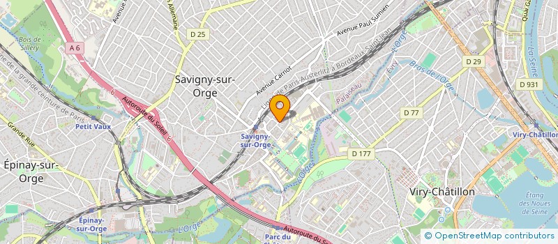 localisation de l'entreprise A L'HEURE DU GOUT à SAVIGNY-SUR-ORGE
